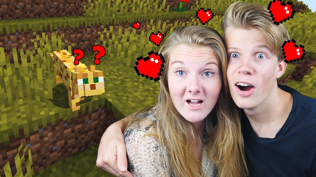 Gelijk verliefd geworden in Minecraft...