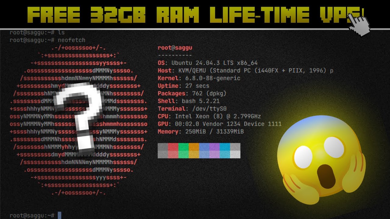 How To Get Free 32GB RAM VPS 🔥 | How To Make VPS Server at Home | Life-Time, Root access Ubuntu Vps!