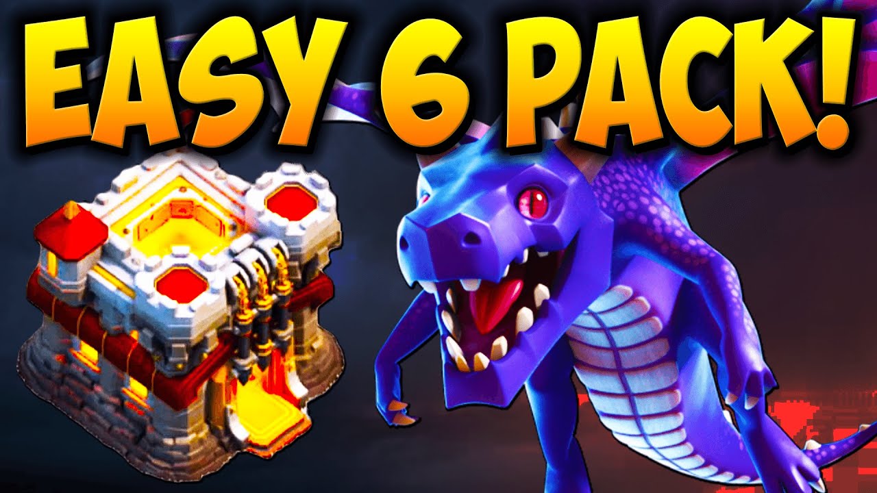 HOW TO 6 PACK EVERY WAR WITH TH11 DRAGBAT! CLASH OF CLANS TOWN HALL 11 WAR ATTACK STRATEGY