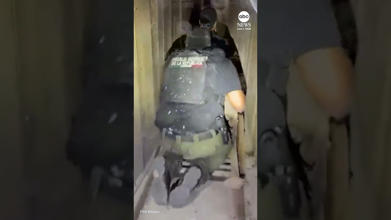 Мексиканские власти обнаружили трансграничный туннель в Тихуане.
