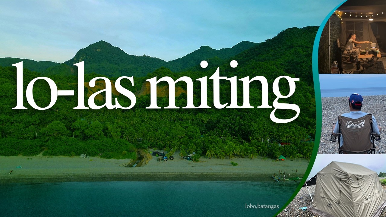 PEACEFUL BEACH CAMPING UNTIL THIS HAPPENED | LO-LAS MITING BEACH RESORT | Lobo, Batangas | IMCamping