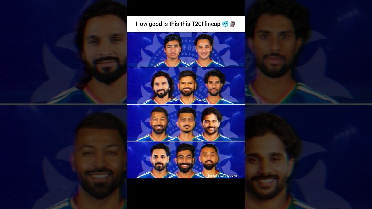 How good is this this T20I lineup 🥶🗿 #shortsfeed #viralshort #ipl2026