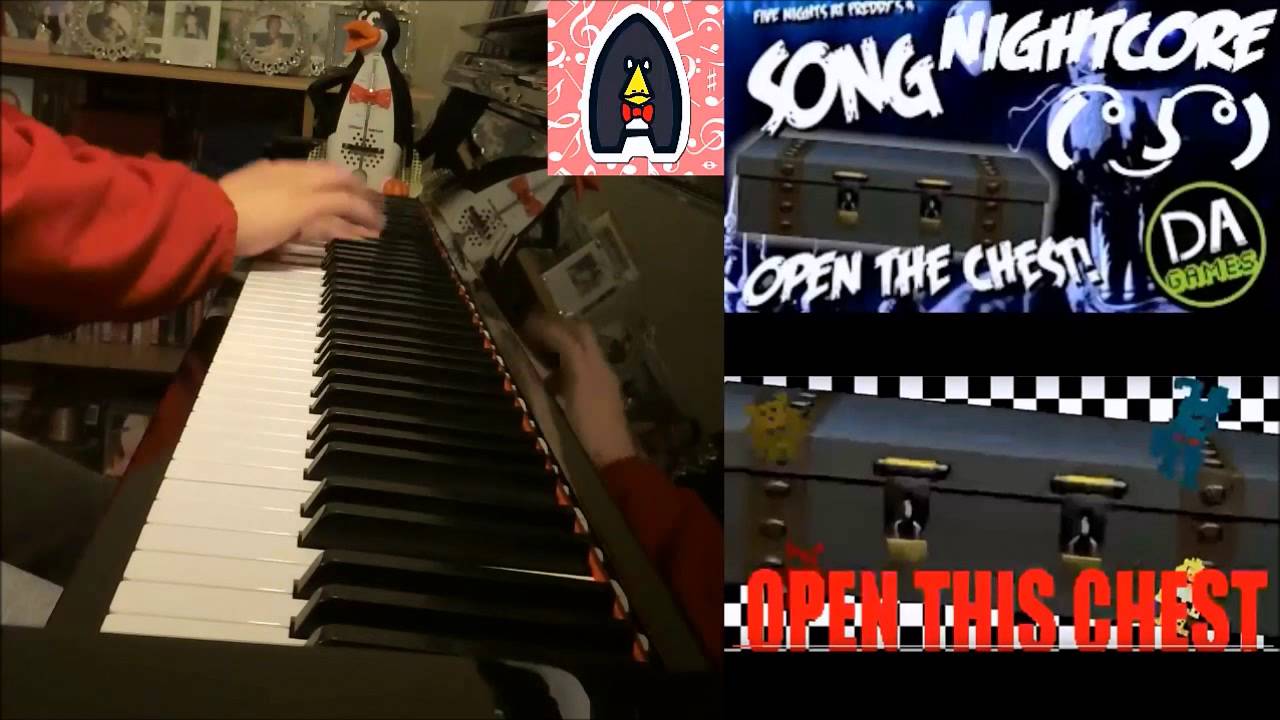 FIVE NIGHTS AT FREDDY'S 4 SONG - OPEN THE CHEST - DAGames (Amosdoll Piano Cover)