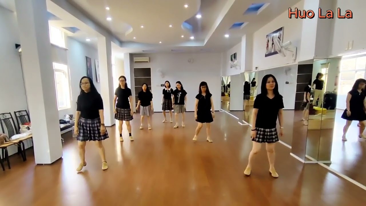 Huo La La l Class Pemula l Beginner Level l Choreo: Yuliana Chang (INA) l 火辣辣 Line Dance 