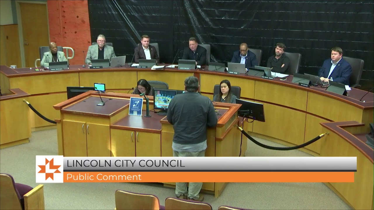 Lincoln City Council Meeting January 12, 2026