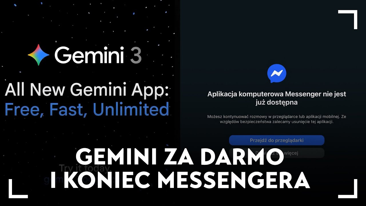 Netflix zrobi nową grę FIFA, koniec Messengera na PC i ulepszona wersja Gemini za darmo #299