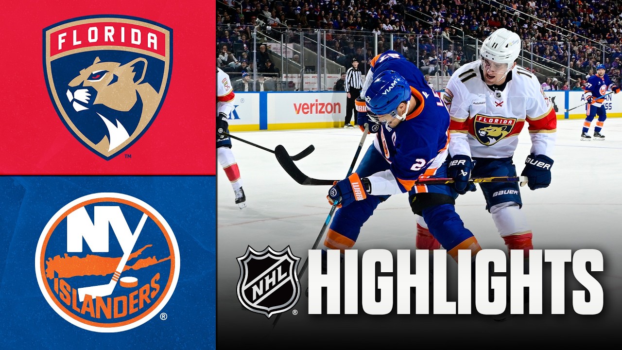 Panthers vs. Islanders | NHL Highlights | March 01, 2026