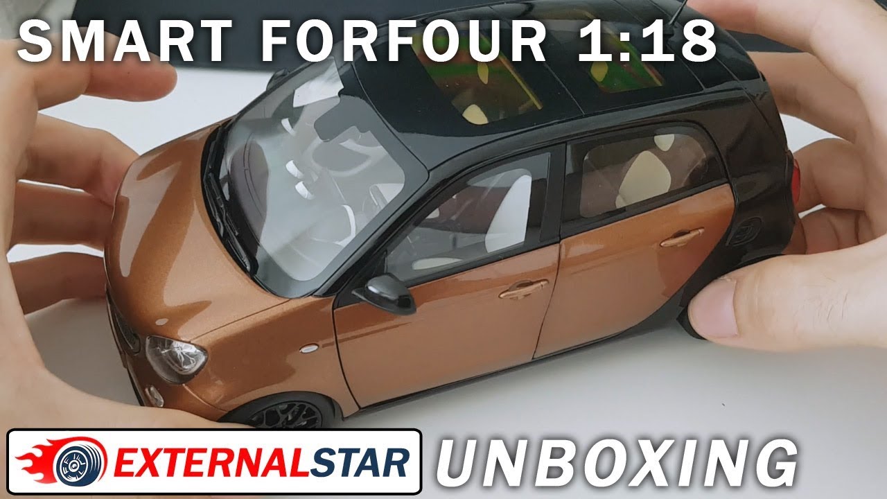 Smart Forfour 1:18 by Norev | Unboxing and review