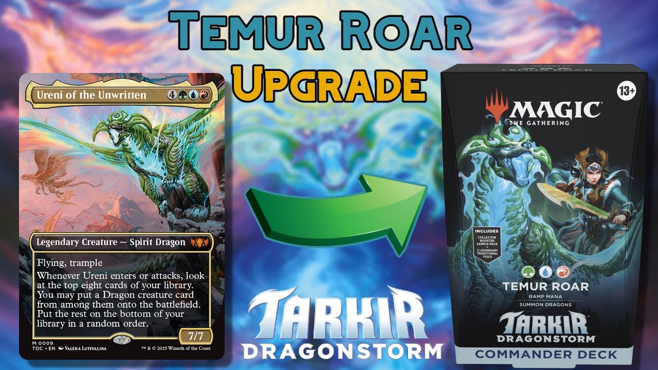 Улучшение Temur Roar Precon — Tarkir: Dragonstorm — MTG Commander (EDH)