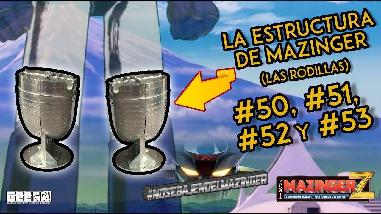 Arma a Mazinger Z -Las rodillas de #mazingerz del No. 50 al 53 La mitad de la colección - GEERD!