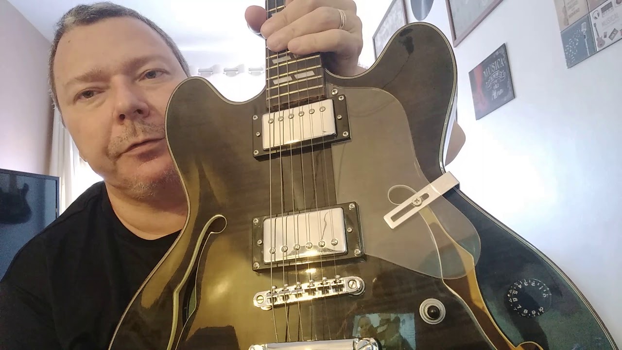 Guitarra Waldman semi-acustica gho250