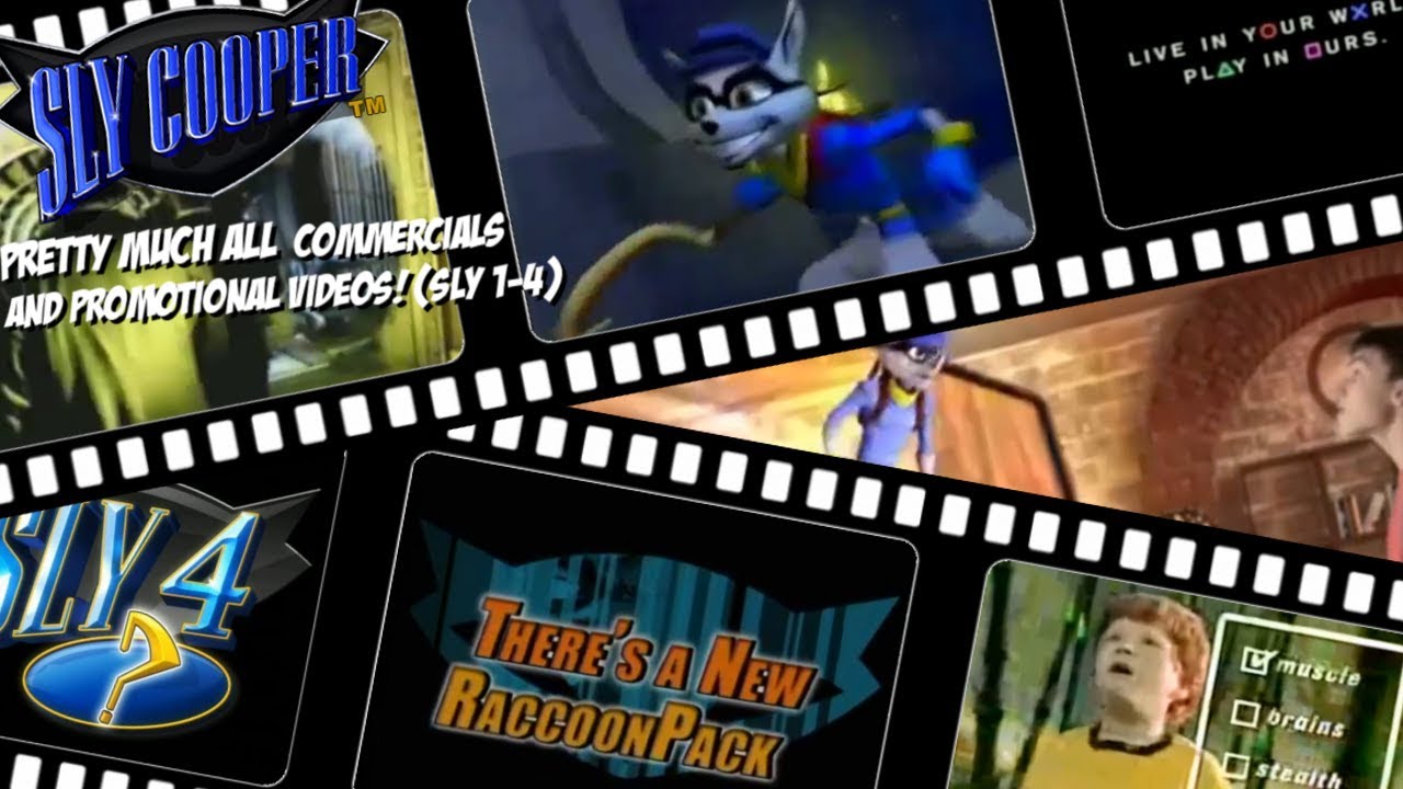 Sly Cooper | Pretty much all  Commercials and promotional videos! (Sly 1-4)