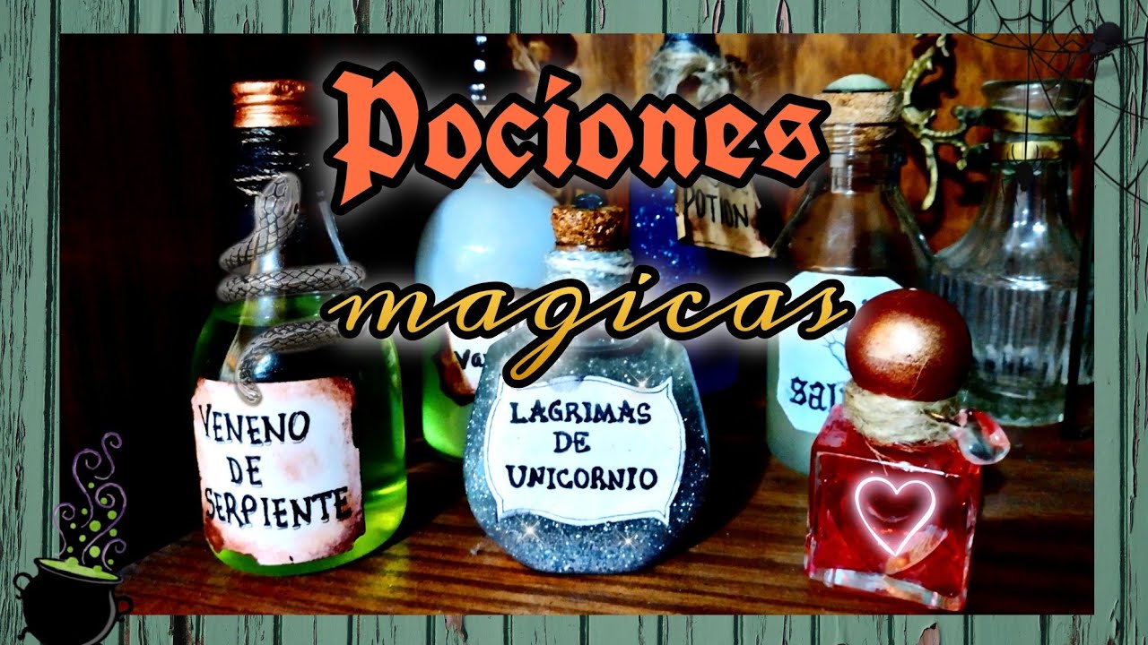 Pociones para Halloween 🎃💜 Piensa y crea