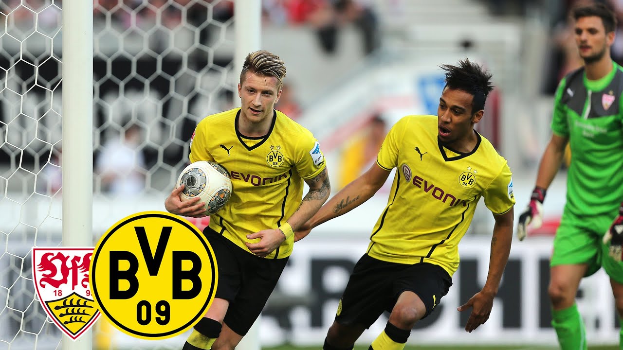Reus scores three in a row! | VfB Stuttgart - BVB 2:3 | BVB-Throwback