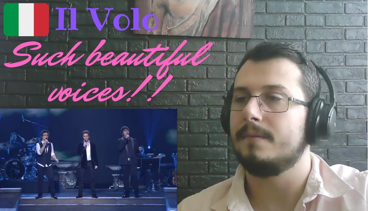 Italian guy reacting to Il Mondo (From PBS Performance 'Il Volo...Takes Flight') IL VOLO REACTION