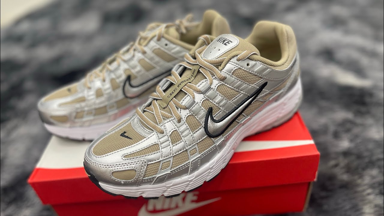 Unbox - Closing Nike P-6000 Khaki Metallic Silver Platinum HQ3030-200