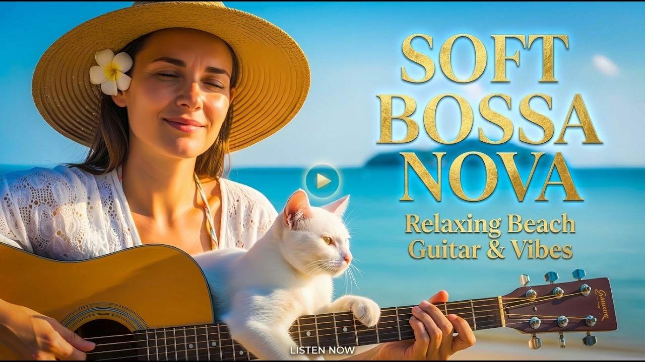 🌿 Soft Bossa Nova – Female Vocal Jazz with Warm Guitar for Relaxation and Study