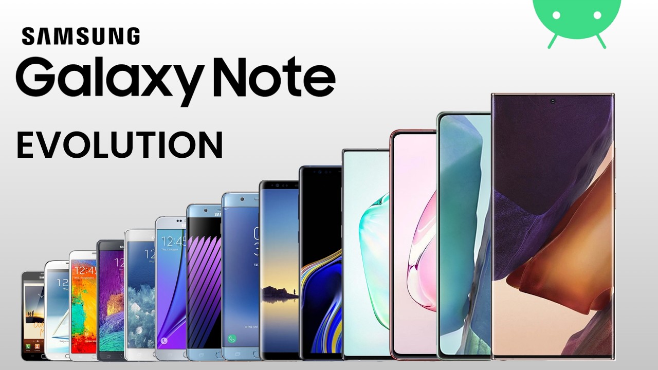 Evolution of Samsung Galaxy Note Series (2011 - 2020)