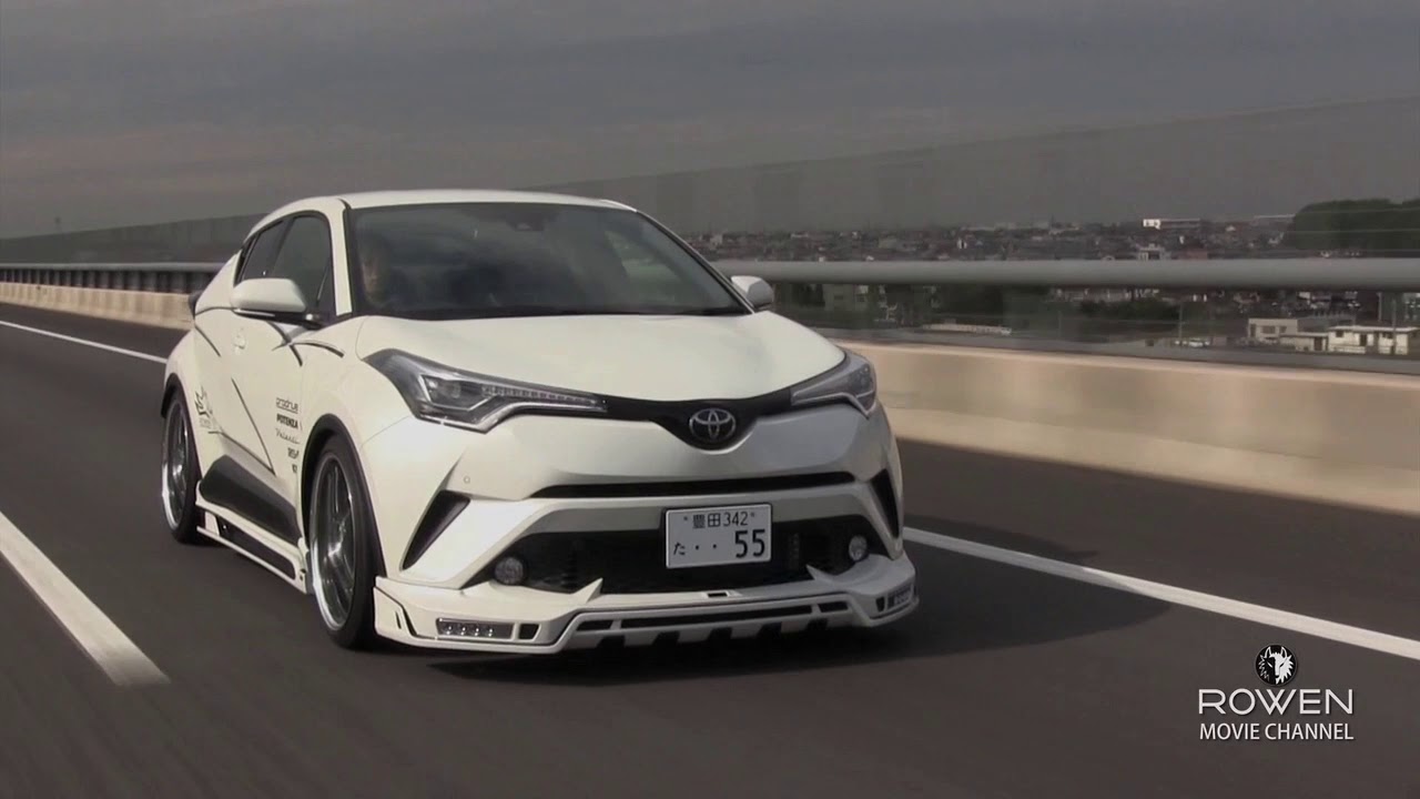 TOYOTA C-HR Exhaust Sound & Bodykit by Rowen Japan.