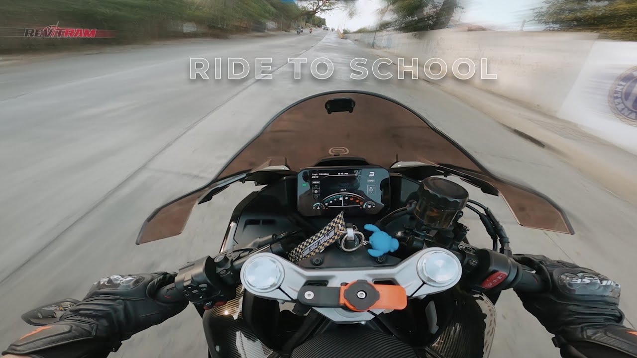 POV ride to school | CFMoto 450SR/SS | PURE SOUND 4K