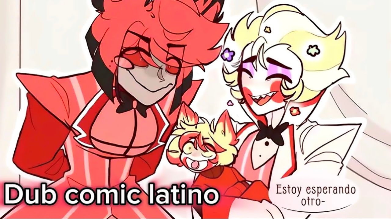Lucifer y Alastor tendrá otro hijo😱😱💖) HAZBIN HOTEL Comic Dub español