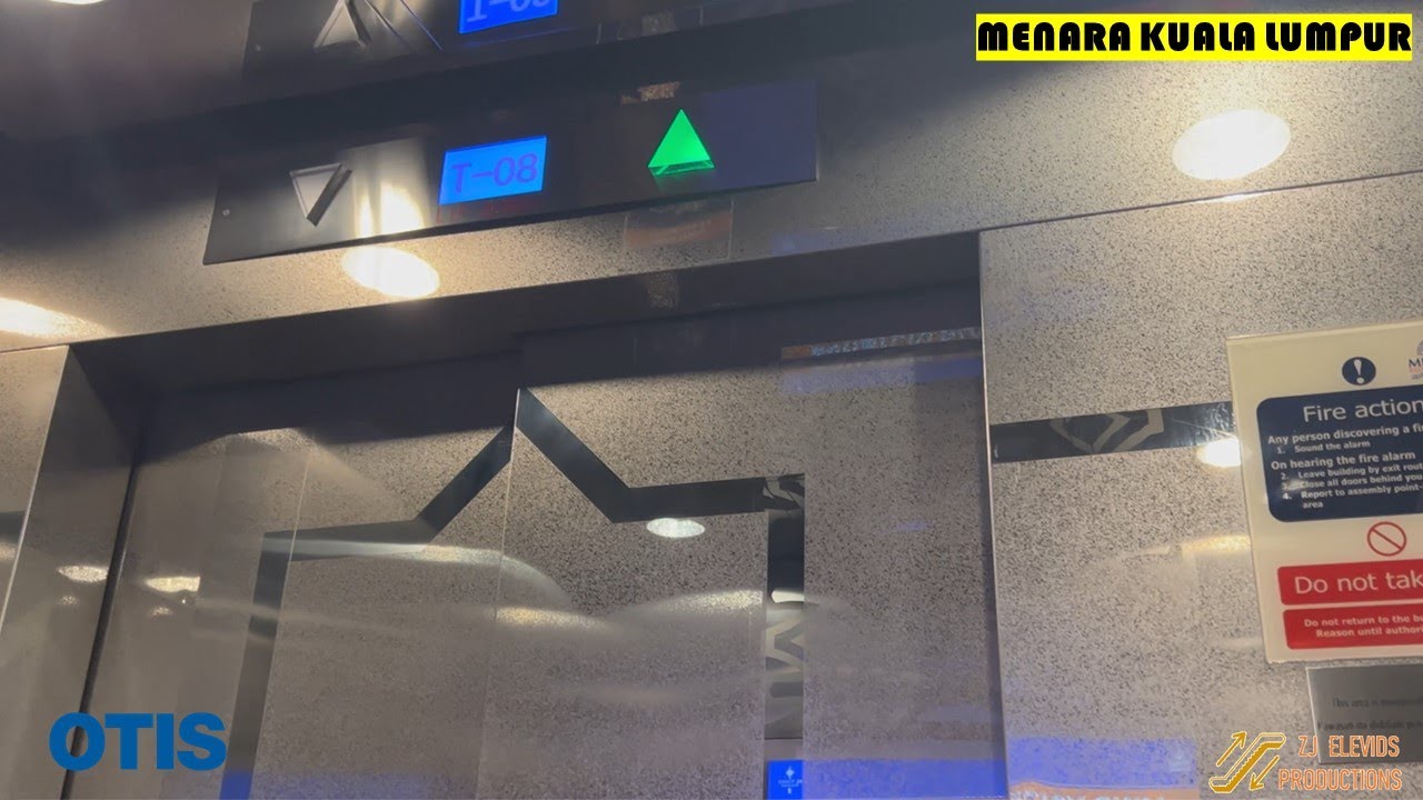 OTIS Elevator at Menara Kuala Lumpur (KL Tower), Kuala Lumpur, Malaysia. (Ascend from UGF to TH05)