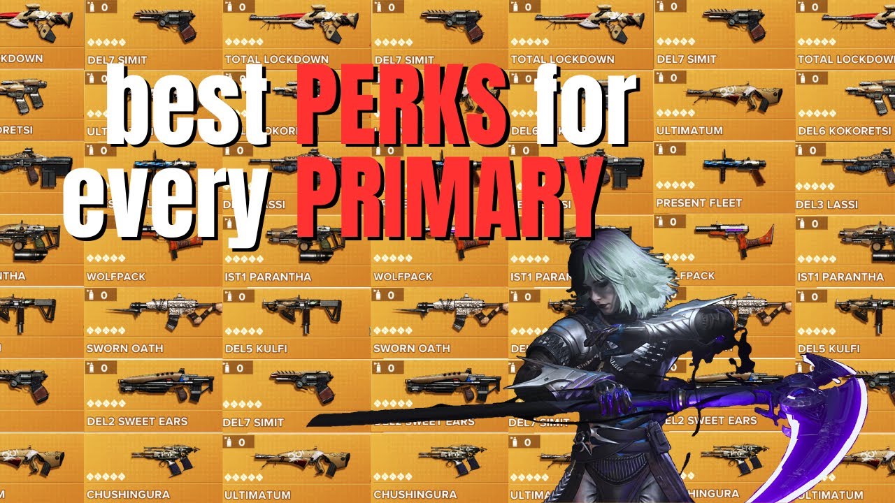 Лучшие перки для оружия в PvE и PvP [Destiny: Rising]