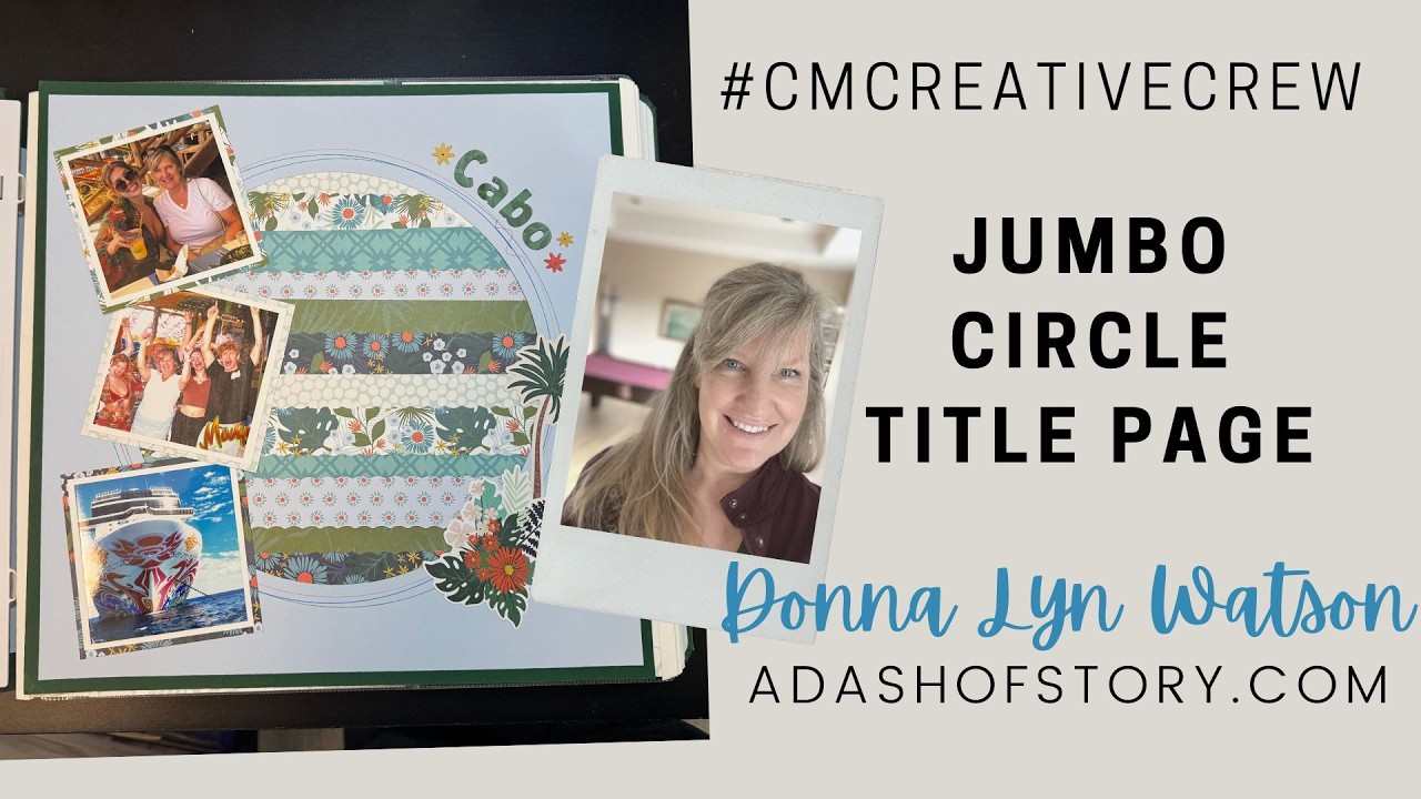 #CMCreativeCrew Shape Makers Workshop: Jumbo Circle Title Page