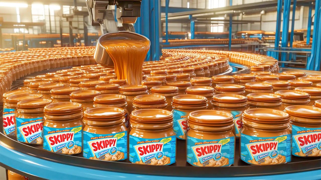 Inside The Skippy Factory Where PEANUT BUTTER Magic Happens