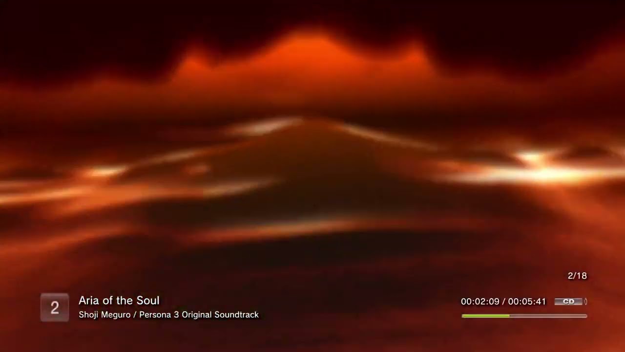 PlayStation 3 Canyon Visualizer - Persona 3 OST