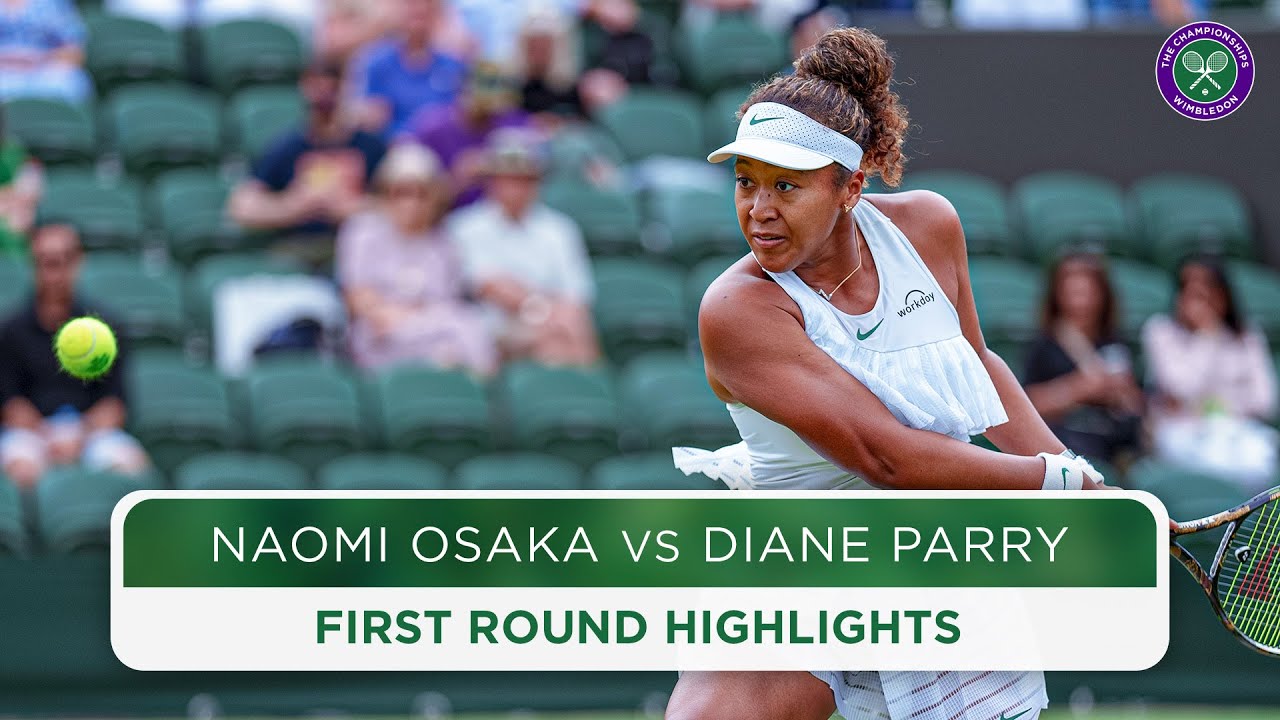 Osaka goes distance on Wimbledon return | Naomi Osaka vs Diane Parry | Highlights | Wimbledon 2024