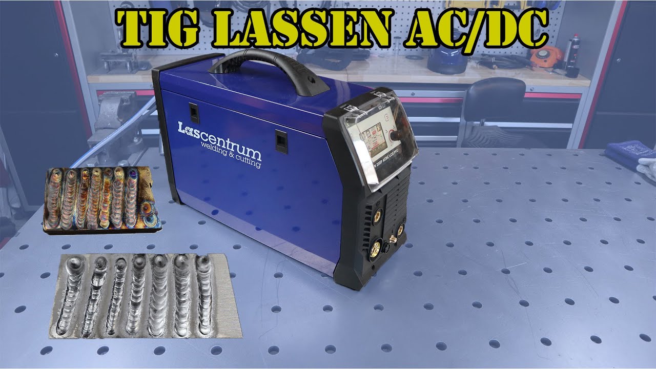Tig AC en DC lassen met de Lascentrum GMAW 200P ACDC LCD PFC.