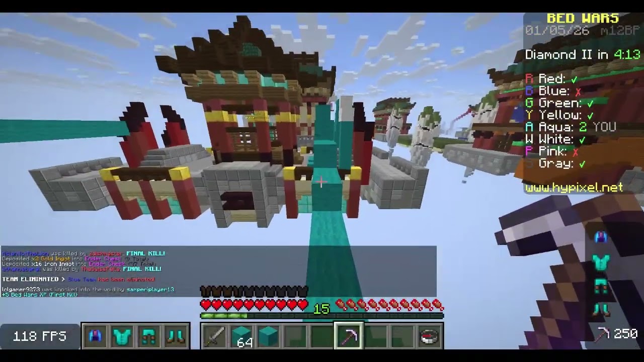 Bedwars mutta meillä on haasteita