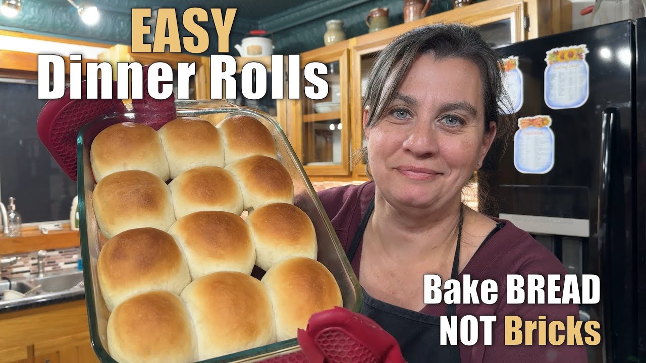 EASY Dinner Roll Recipe - STEP BY STEP