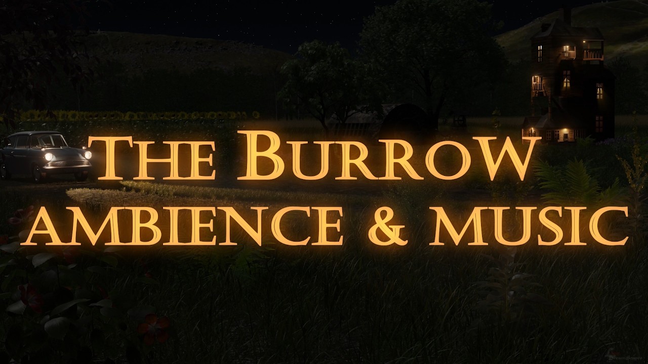 Harry Potter |  Cozy Night at The Burrow : Ambience & Relaxing Music