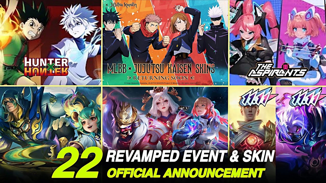 All 22 Upcoming Event and Skins Revamped Updates | Returning Possibility and Official Announcement 