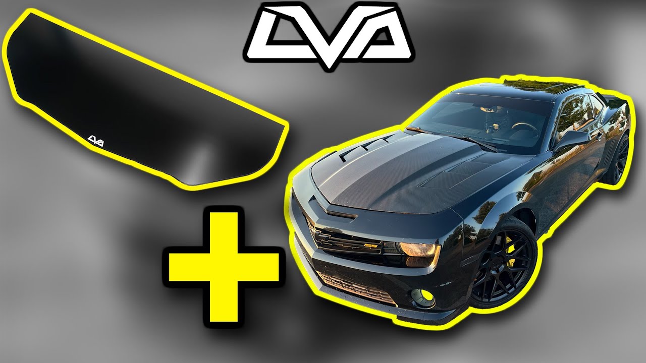 Как установить передний сплиттер. Camaro SS Mustang Charger Challenger