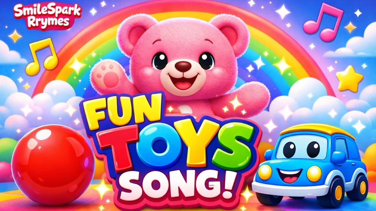 Kids Toy Song 🎶 | Learning Colors with Toys | SmileSpark Rhymes