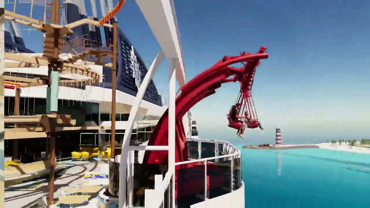 Discover CLIFFHANGER | The Only Over-Water Swing Ride At Sea