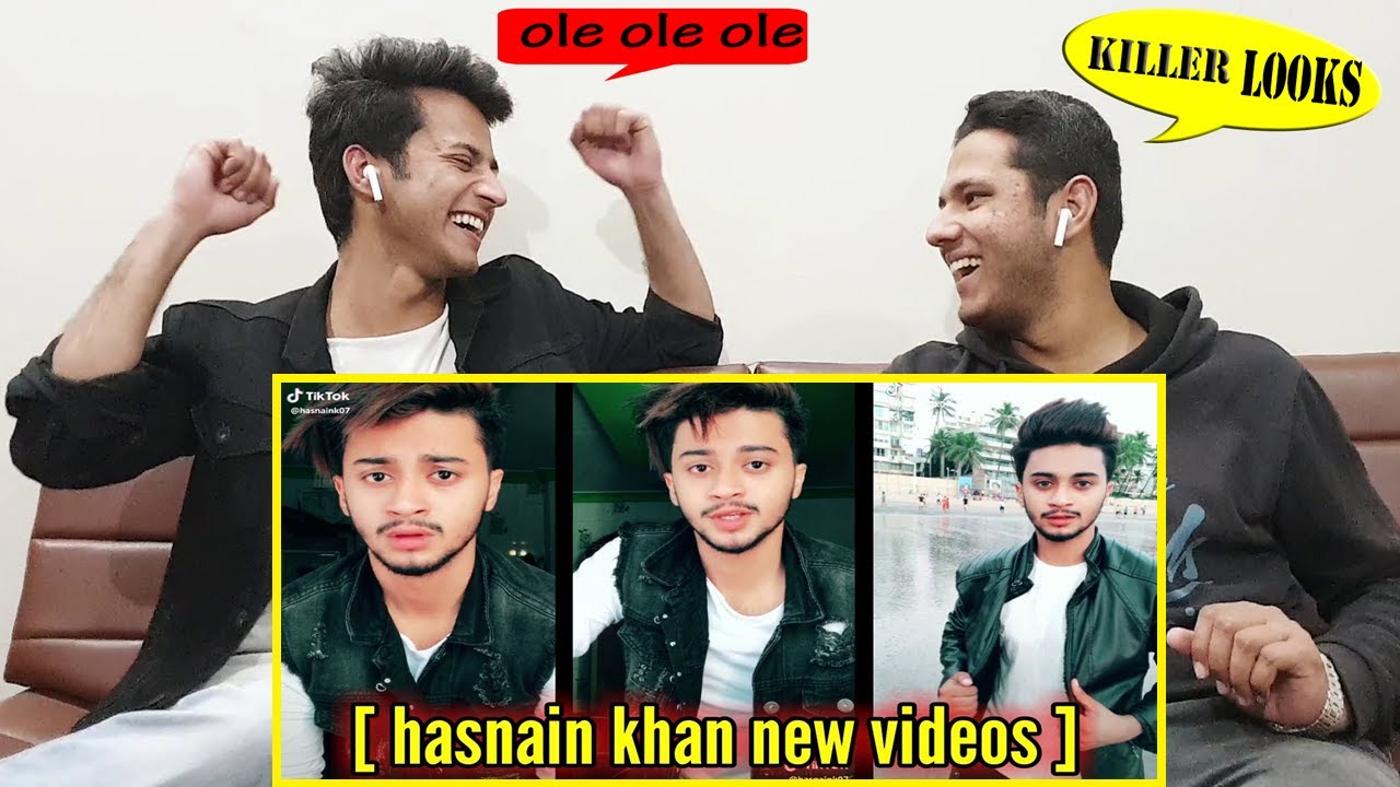 Pakistani Reactions On Indian TikTok Star | Hasnain Khan | Killer Expression