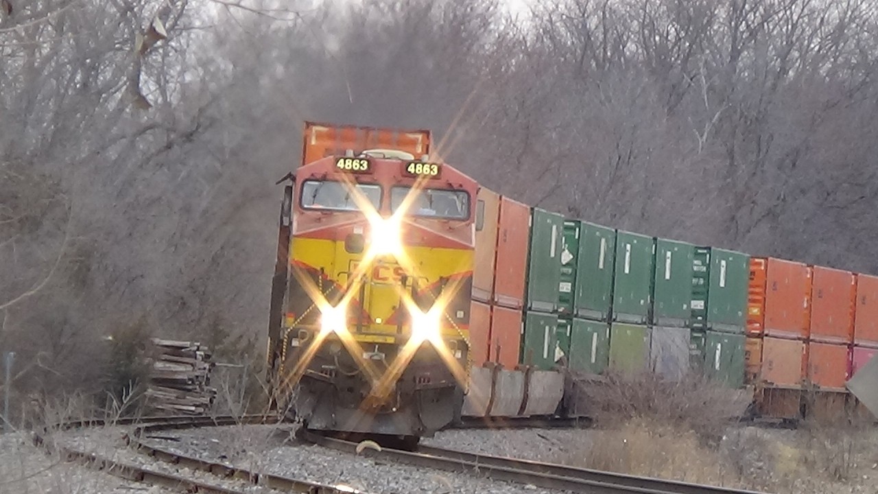 CPKC K73 Local 3-280 and 181 at Continental Cement February 17, 2026