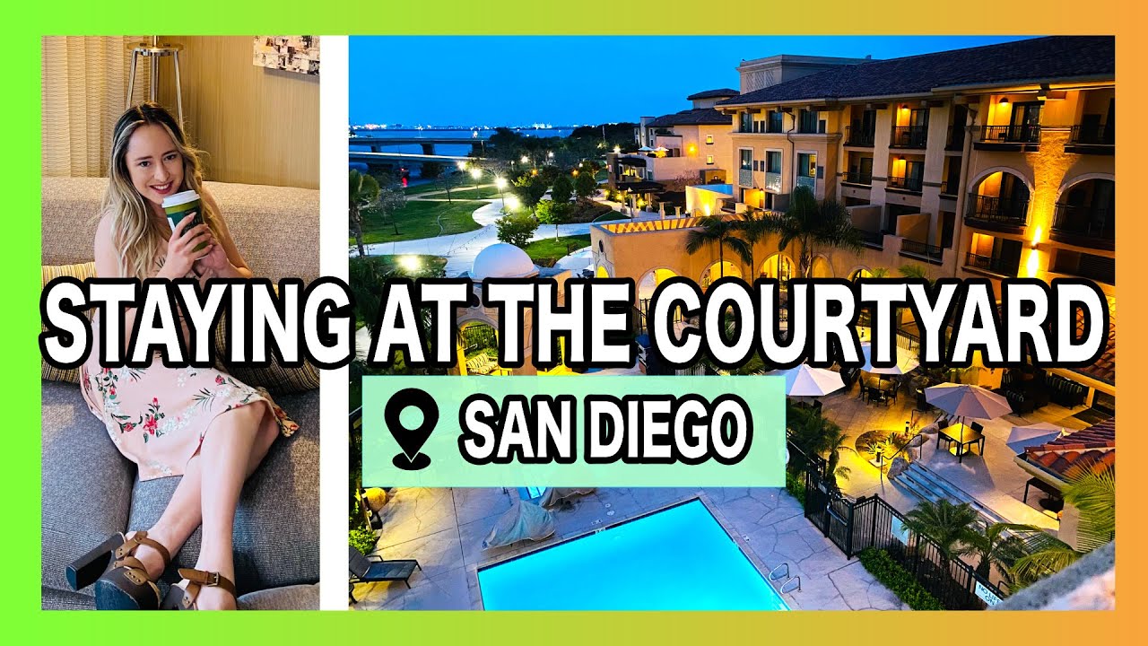 Staying at The Courtyard Marriott Liberty Station | San Diego [Hotel + Room Tour]