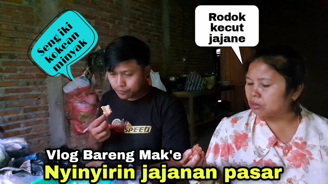 MAK'E KAPUSAN ‼️ MESKIPUN BADAN KURANG FIT TETEP NGANTERIN MAK'E BELANJA KE PASAR DONGKO