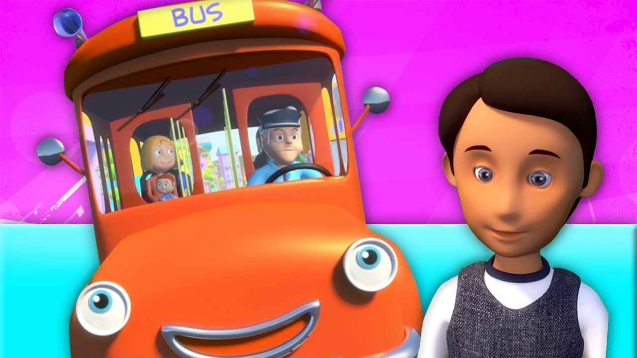 ล้อบนรถบัส | เพลงการศึกษา | บทกวีของเด็ก | สัมผัสสำหรับเด็ก | Kids Songs | The Wheels On The Bus