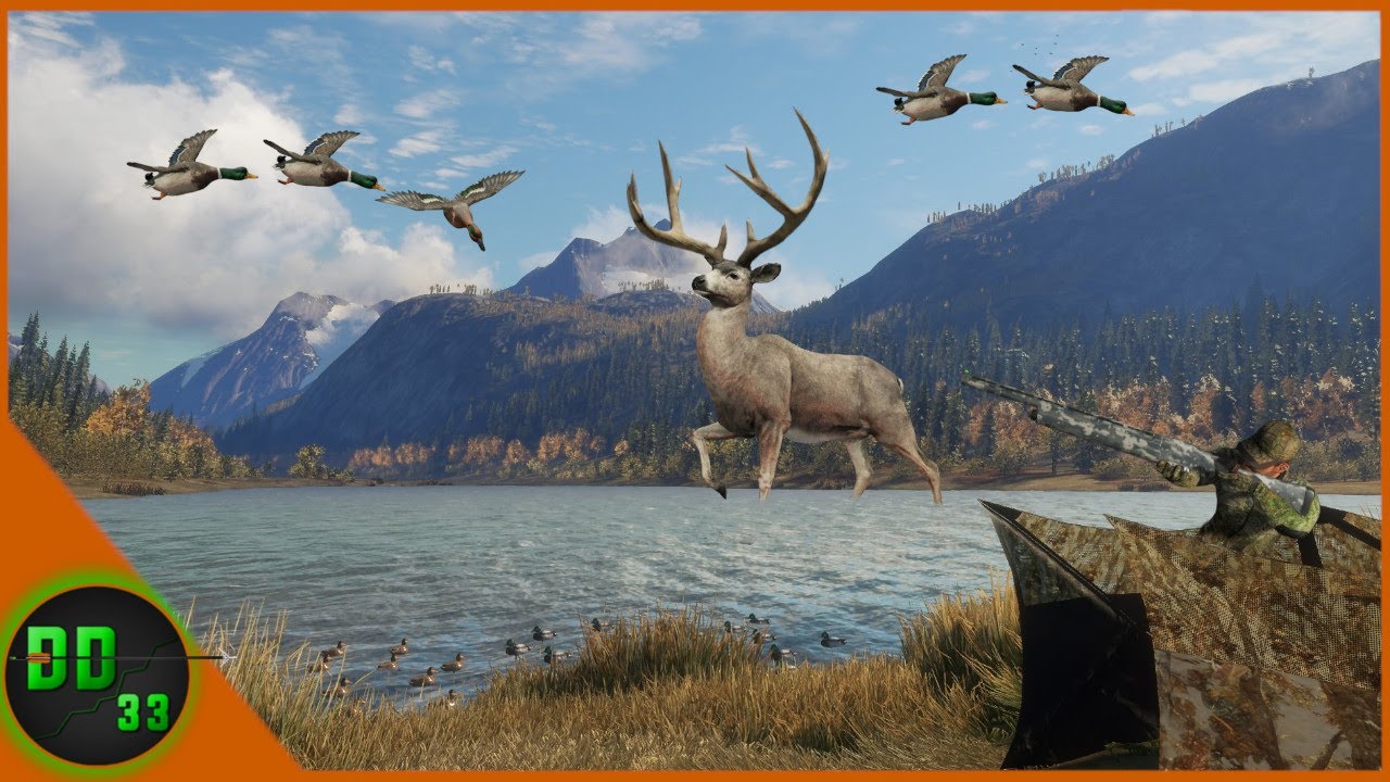 Hunting Ducks N Bucks From A Duck Blind At The Same Time! Call Of The Wild
