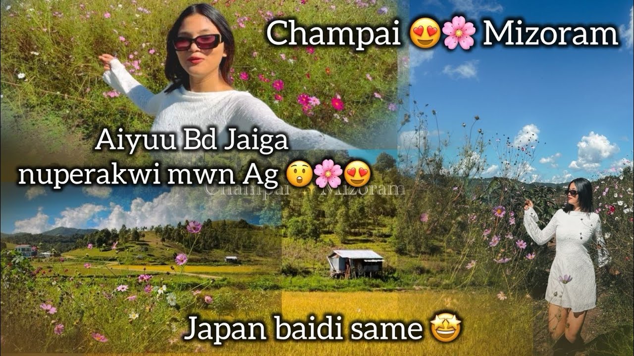 Деревня Чампай Мизорам 😍 Долина космических цветов 🌸 Хит ка джайгая