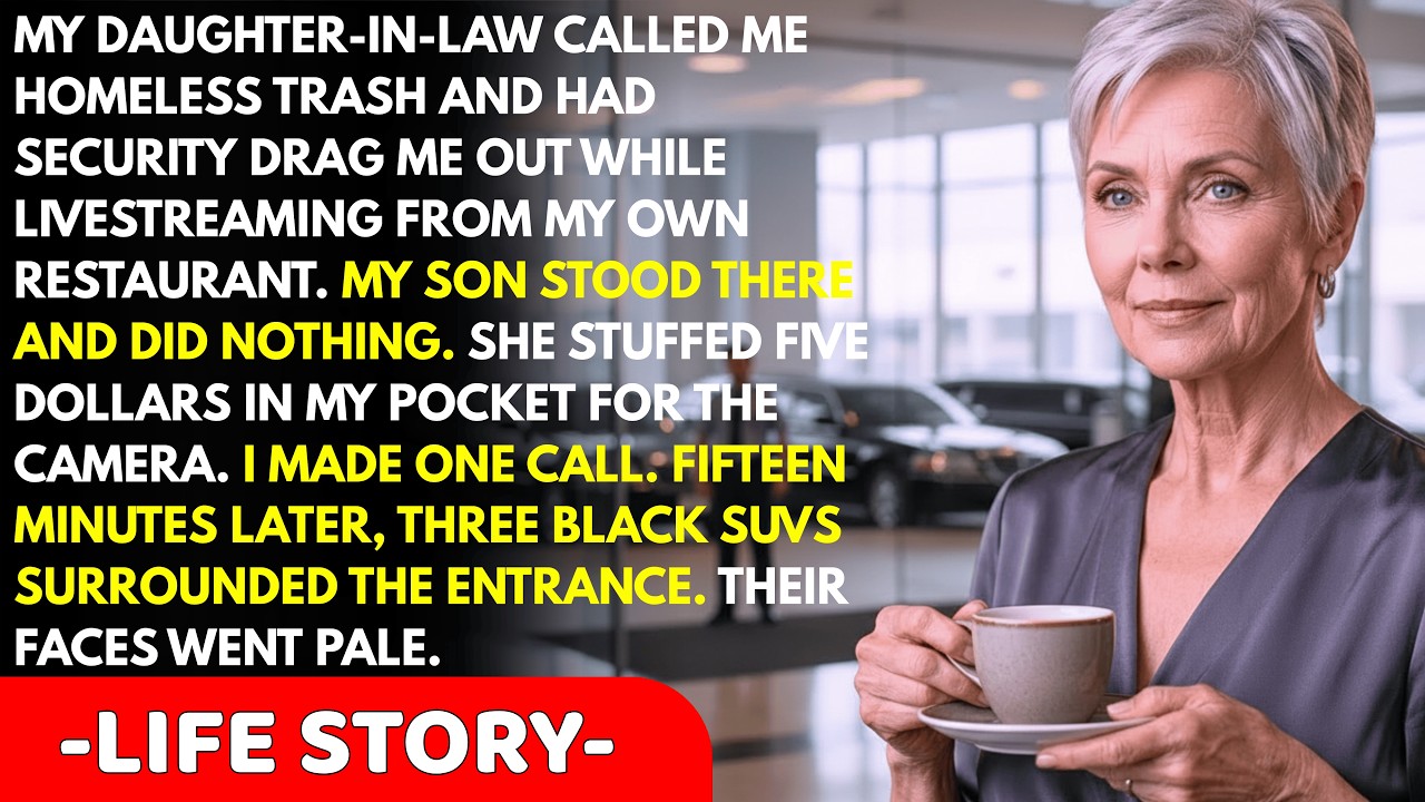 My Daughter-in-Law Called Me Homeless Trash and Threw Me Out of My Own Restaurant—Fifteen Minut...