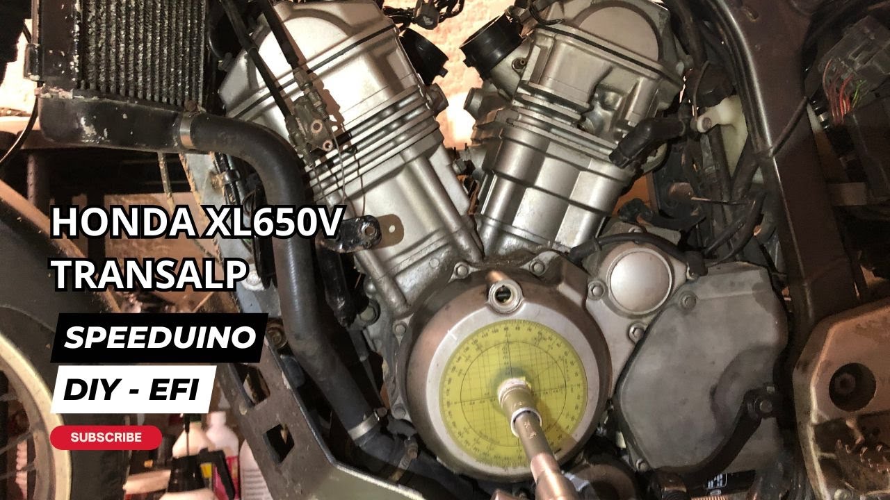 Speeduino Honda Transalp XL650V – pomiar kąta zapłonu (błąd i poprawne odczyty)