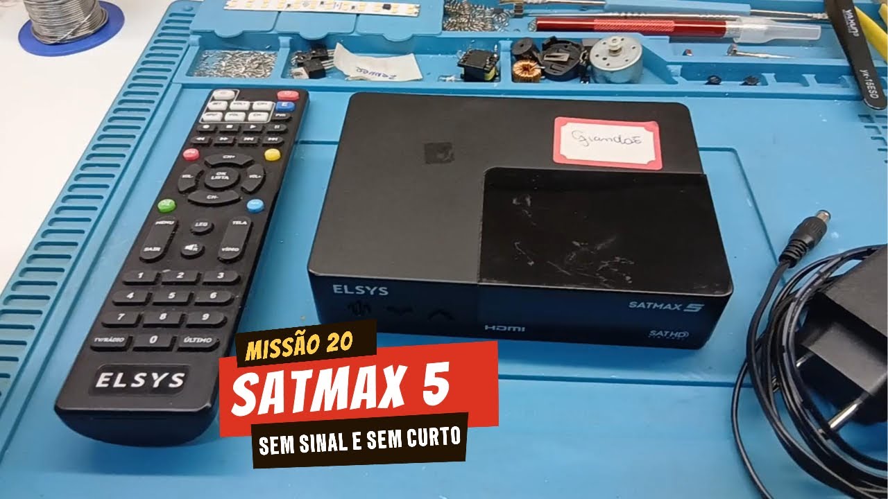 RECEPTOR SATMAX 5 SEM SINAL NÃO LIGA NADA