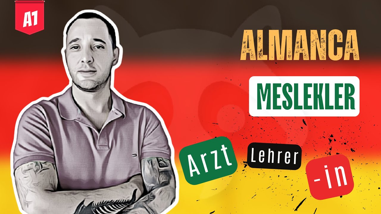 A1 Almanca Dersi | Almanca'da Meslekler: Erkek/Kadın Farkı | Meslek Sorma 🧑&zwj;⚕️👩&zwj;🏫